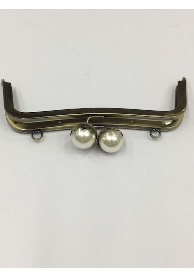 Karantuhafiye Çanta Ve Cüzdan Klipsi Burs Incili Model 20 Cm Antik Antik