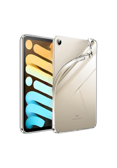 Apple İpad Kılıf Şeffaf Silikon Arka Kapak İpad Mini 6.nesil 8.3 İnch