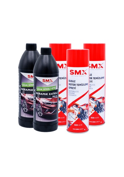 Susuz Motor Temizleme Spreyi 3adet + Seramik Katkılı Hızlı Ve Pratik Cila 2adet