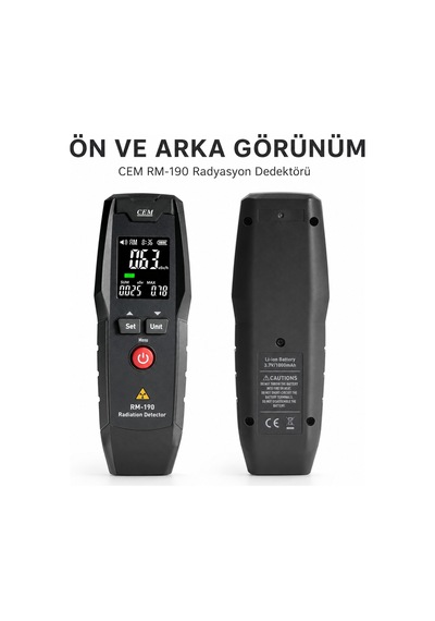 Cem Rm-190 Radyasyon Dedektörü