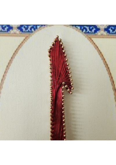 Kırmızı Elif Filografi Tablo 35x45 Cm 35 50