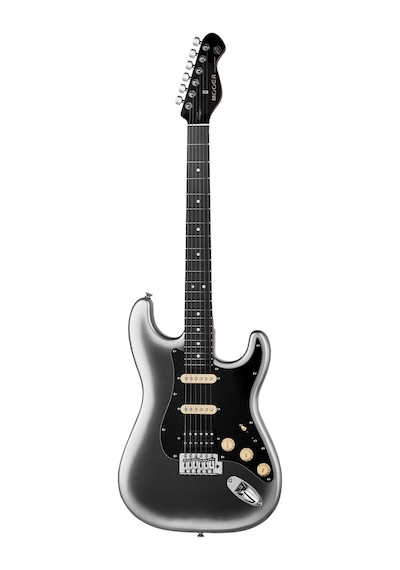 Mooer Msc10 Pro Elektro Gitar Dark Silver