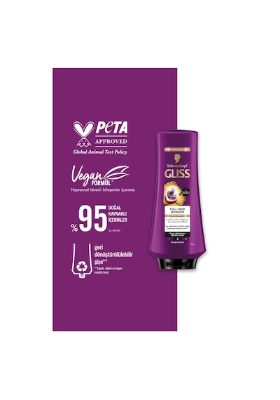 Gliss Full Hair Wonder Saç Dökülme Karşıtı Saç Bakım Kremi 360 Ml 4015100862966-6357