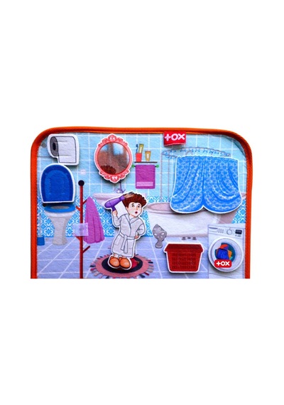 Tox Banyo Keçe Cırtlı Aktivite Sayfası - Çocuk Etkinlik . Eği