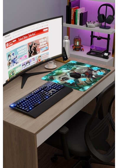 Sayu Genshin Impact Anime Oyuncu V3 - 48x40 Xl Gaming Mouse Pad Fare Altlığı
