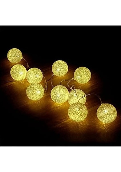 2 Metre 10 Lu Top Led Işık - Pilli Gün Işığı Dekoratif Aydınlatma Diğer