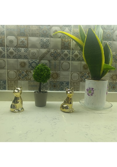 Altın Sarısı Kedi Ve,kuromi,tom Ve Hello Kitty Figürlü Kar Küreleri 5'li Set Tek Bir Pakette 001