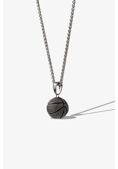 Basket Topu Basketçi Hediye Paslanmaz Çelik Kolye Zincir Ve Kolye Çok Renkli