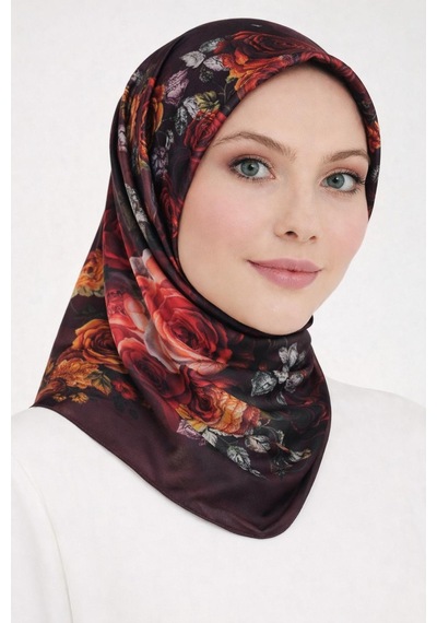 Aker Polyester Rayon Eşarp 6715769 Bordo