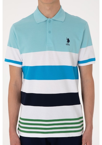 U.S. Polo Assn. Erkek Regular Fit Aqua Polo Yaka Tişört 50306820-VR007