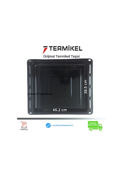 Termikel Uyumlu Ankastre Fırın Emaye Tepsi - 392696329 Termikel Uyumlu Ankastre Fırın Emaye Tepsi - 392696329