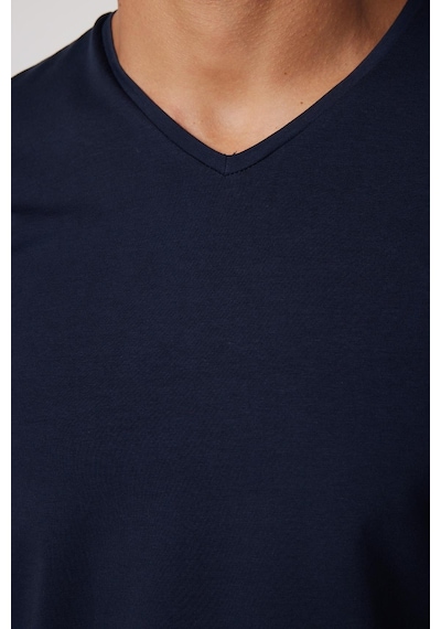 Tudors Slim Fit V Yaka Düz Basıc Kısa Kol Lacivertvert T-Shirt-27716-Lacivertvert Lacivert Tudors Slim Fit V Yaka Düz Basıc Kısa Kol Lacivertvert T-Shirt-27716-Lacivertvert Lacivert