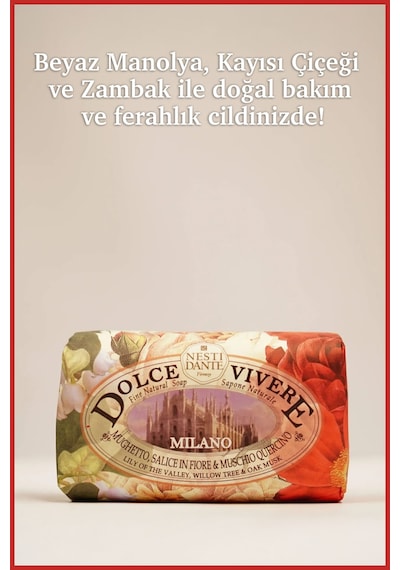 Nesti Dante Sabun Dolce Vivere Milano Vegan Bakım 250 G