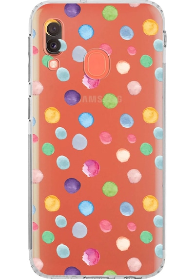 Samsung Galaxy A20e İle Uyumlu Water Color 6 Kamera Korumalı Şeffaf Kılıf Şeffaf