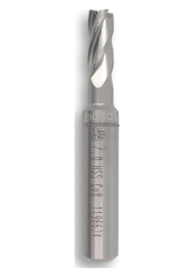 Mte 7 Mm Parmak Freze Hss-co8 Dın 844/b-n
