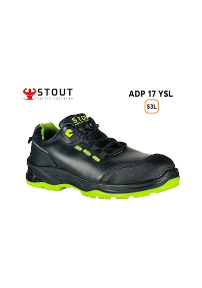 Stout İş Ayakkabısı Kompozit Burunlu Adp 17 S3 Ysl - 43 Yeşil
