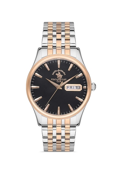 Sb.1.10421.4 Santa Barbara Polo & Racquet Club Kol Saati 42 Mm / Gümüş Gri