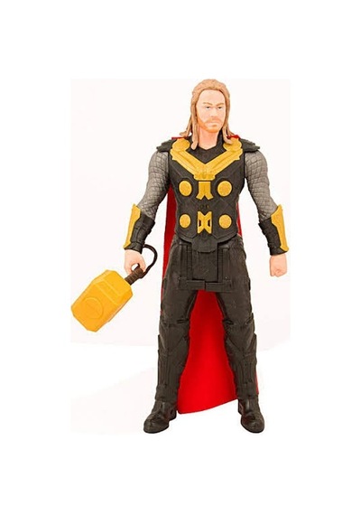 Avengers Süper Kahraman Çekiçli Thor 30 Cm Eklemleri Hareketli Işıklı Ve Sesli Figür Oyuncak