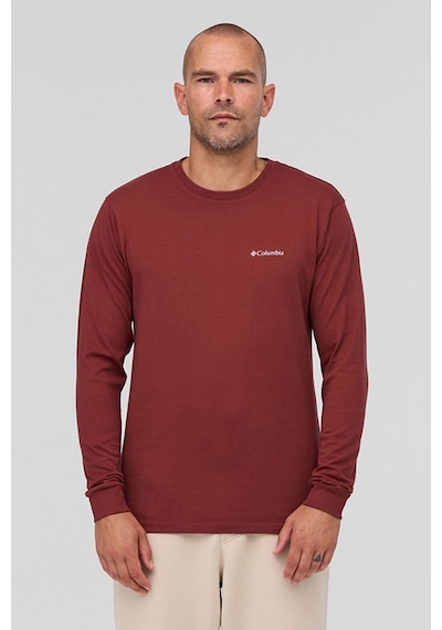 Columbia Erkek Uzun Kollu T-shirt Bordo