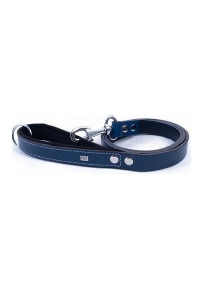 Konfor Klasik Deri Köpek Gezdirme Tasması Royalblue 3x100 Cm Çok Renkli