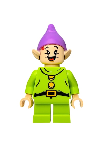 Disney Orjinal Pamuk Prenses Ve 7 Cüceler Dopey Minifigürü Dıs161