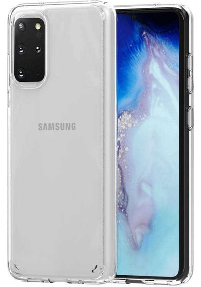 Galaxy S20 Plus Kılıf Zore Coss Şeffaf Sert Silikon Kılıf Renksiz