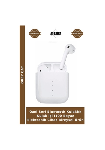 Özel Seri Bluetooth Kulaklık Kulak İçi I100 Beyaz Elektronik Cihaz Bireysel Ürün