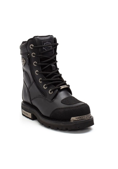 Harley Davidson Riddick Garson Siyah Deri Bot