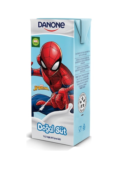 Danone Doğal Süt 180 Ml X 24 Adet