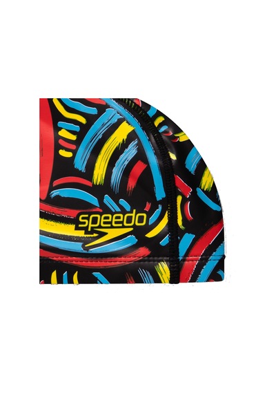 Speedo Speedo Prınted Pace Cap Junıor Multı/black 12215 Çok Renkli