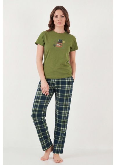 Lela Bayan Pijama Takımı 65790784 Yeşil
