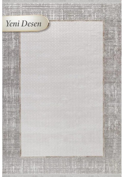 Kreasyon Halı Serenat Se013 Krem Gri Makine Halısı