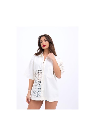 Hazego 6953 Gömlek-beyaz