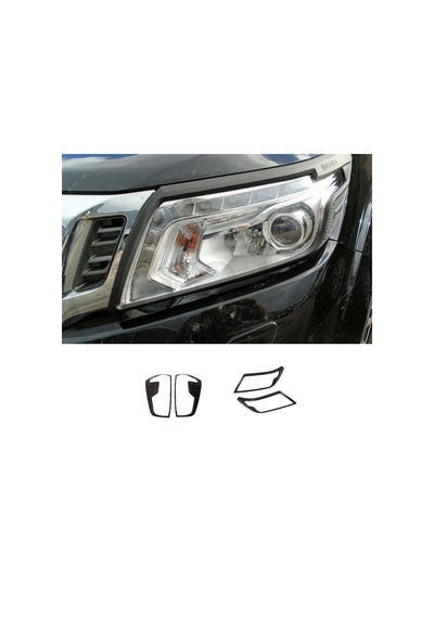 Space Nissan Navara Far Ve Stop Çerçeve Takımı Siyah 2023+