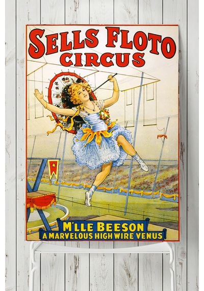 Sells Floto Circus Vintage Poster