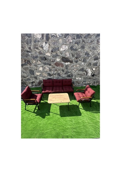 3+1+1+sehpa Balkon Ve Bahçe Mobilyası Bordo Bordo 3+1+1+sehpa Balkon Ve Bahçe Mobilyası Bordo Bordo