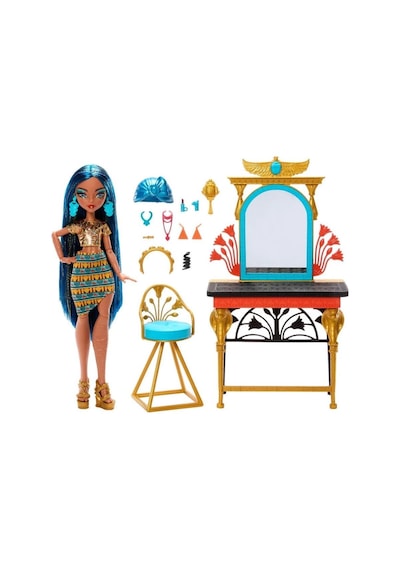Monster High Cleo Nun Havalı Bakım Günü Oyun Seti Hxh96