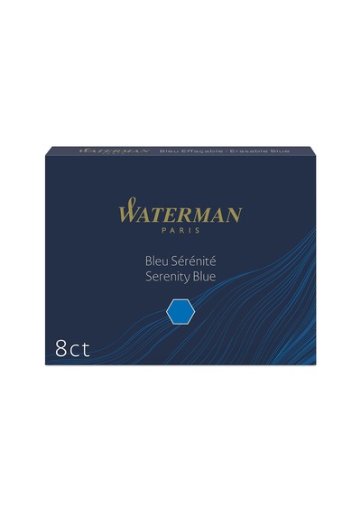 Waterman Dolma Kalem Kartuşu, Mavi, 8'li Paket Genel