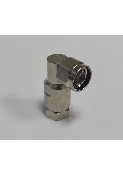 1/2 Feeder Cable Connector N Type Male Right Angle