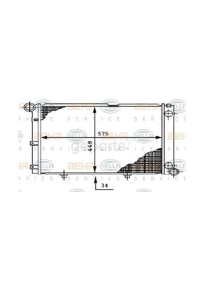 Su Radyatoru W201 1987-1993 Otomatik Klımalı