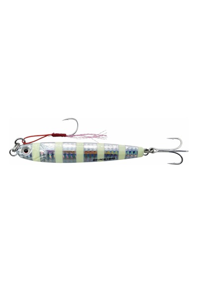 3d Slim Minnow 8 Gr Jig Zebra Glow