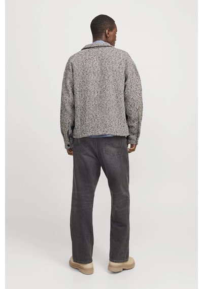 Jack & Jones Jorwınter Twıll Overshırt Ls Styd Aw24 Kahverengi