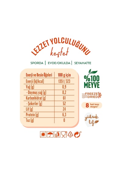 Yayla Enfies Freeze Dried Portakal 20 G X 5 Adet 20 ML
