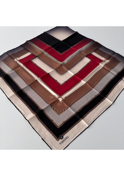 Vissona Twill İpek Eşarp Ipk5304-27737 Çok Renkli