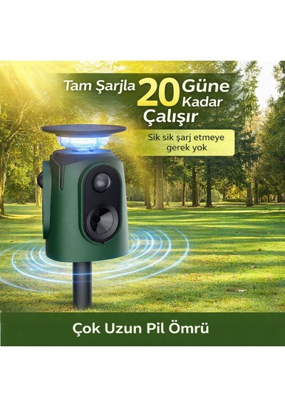 Pro Solar Animal Repeller Güneş Enerjili Hayvan Kovucu