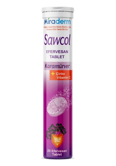 Miraderm Sawcol 20 Efervesan Tablet