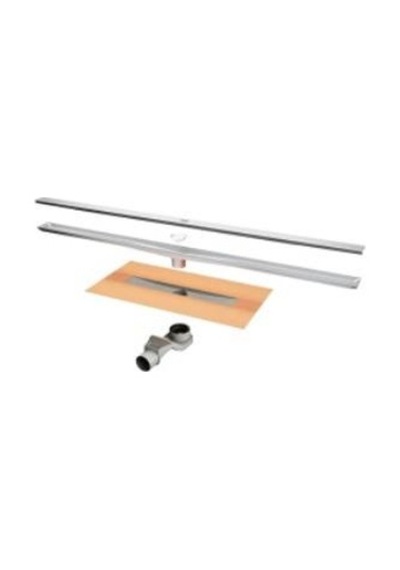 Hüppe River Duş Kanalı, Yandan Çıkışlı, 60cm, Mat Satine, 47h0036000000001 Gri
