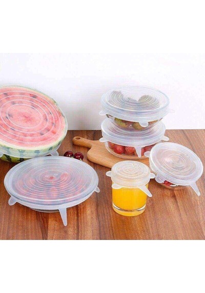 Palmiye Storetazeliği Koruyan Silikon Strech Kapaklar 6'lı Plastik 0 - 249 Ml Çok Renkli Plastik Çok Diğer