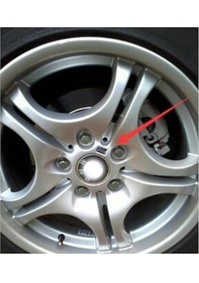 Bmw Amblem Jant M Direksiyon Logo 4 ADET--Stokdan Aynı Gün -