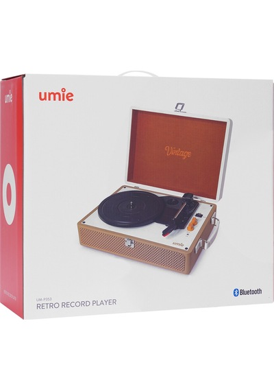 Pikap Müzik Kutusu Vintage Nostaljik Retro Plak Iğne Dahil 3.5mm Bluetooth Aux Hoparlörlü Plak Pikap